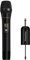 Depusheng W1 System de micrófono inalámbrico UHF con micrófono LED portátil con Receptor portátil
