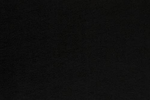 Quality 1.5mm Soft Craft Felt Fabric Material - Black, 1Mtr 100cm x 90cm