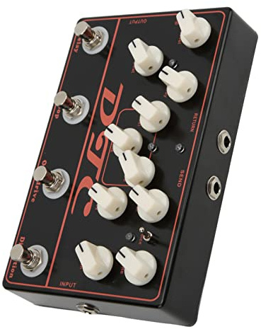 Pedal de Guitarra Sintetizador, Pedales de Retardo de Bucle Overdrive de Distorsión de Sintetizador para Guitarras Eléctricas