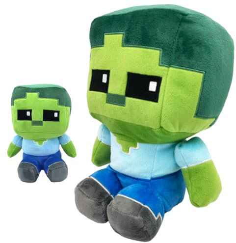 MIFKLMV Plüschtiere, Mineccraft Plüsch Figure,Stofftier Plüschpuppe Plüschtiere Creeperr Doll,Cartoon Plüschfigur Kuscheltier Plüschfiguren Cartoon Charaktere Plüschpuppen Geschenke für Kinder-20cm B