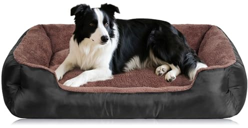wrturisk Dog Beds for Medium Dogs, Medium Dog Bed, Warming Soft Durable Pet Bed with Anti-Slip Bottom
