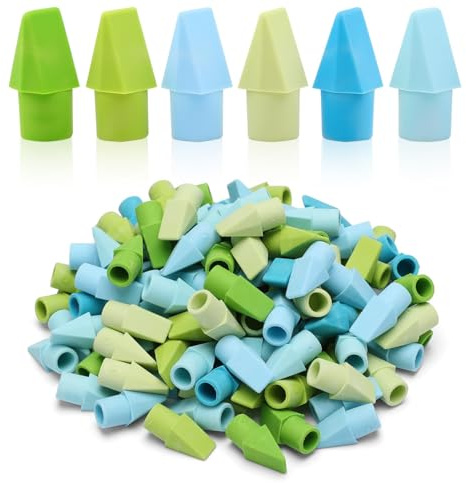 Sikao 125-pack pennsuddgummin för barn, bulk, små suddgummi, pennfodral, radergummi, söta radergummi, skolklassrum, tillbehör för lärare, 6 kalla färger