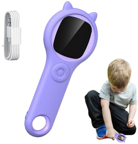 Microscopio para Niños con Pantalla De 5 Cm 500x, Microscopio Mini, Lupa Educativa con Mango Ergonómico para Experimentos Científicos y Naturaleza