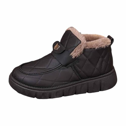 Generico Scarponi Da Neve Donna Invernali Scarpe Da Neve Calde Dopo Sci Con Fodera Doposci Antiscivolo Stivali Termiche Stivaletti Imbottiti Impermeabili Snow Boots Per All'Acqua Trekkin