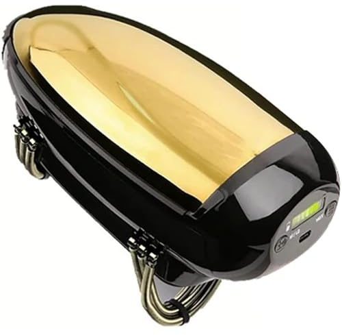 Masajeador de Barbería para Hombres, Profesional, Inalámbrico, de Metal, de Mano, con, Carga USB, Masaje de Cabeza, 2 Nodos de Masaje, Aparato de Masaje
