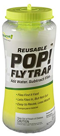 RESCUE! POP! Fly Trap – Large Reusable Fly Trap for Outdoor Use