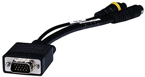 Monoprice 102509 VGA to S-Video/RCA (Composite) Adapter Cable, Black