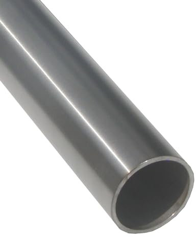 BASIT Edelstahlrohr Ø 42,4 x 2,0 mm V2A I 180 cm I Edelstahl Geländer für Treppen Handlauf Treppengeländer für innen & außen selber erstellen I Rohr Rundrohr geschliffen K240