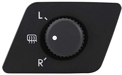 Interruttore per specchietto retrovisore auto, pulsante interruttore specchietto retrovisore per regolare la manopola di controllo con calore OE # 6Q0959565