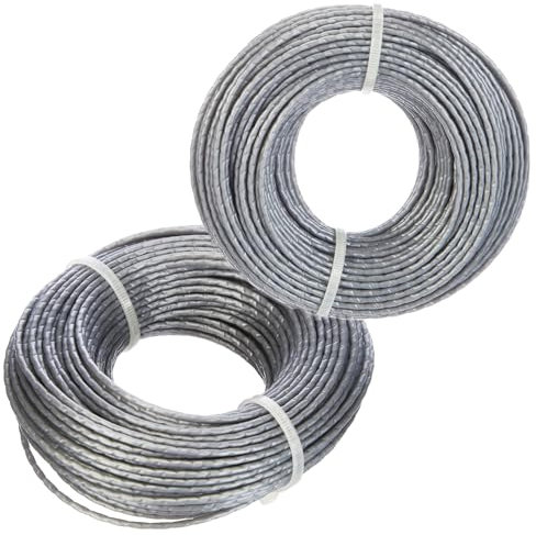 2 Pack F016800462 Trimmerspulen, 24 m x 1,6 mm Trimmerfaden, kompatibel für Bosch Akku Rasentrimmer ART 30-36,ART 24,ART 27,Bosch EasyGrassCut18, 23, 26 und UniversalGrassCut,AdvancedGrassCut 36