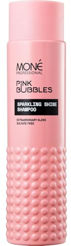 MONÉ PROFESSIONAL Champú Brillo Radiante - Brillo y vitalidad del color - Cabello suave y agradable - Sin sulfatos y sin siliconas dañinas - Apto Método Curly - 300 ml