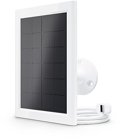 Arlo Zertifiziertes Zubehör, Solarpanel, Wetterfest, Nur Kompatibel Mit Arlo Essential 2 (+XL) Generation 2 Überwachungskamera Aussen, Perfekt, Um Ihre Kameras 24/7 Aufgeladen Zu Halten, Weiß