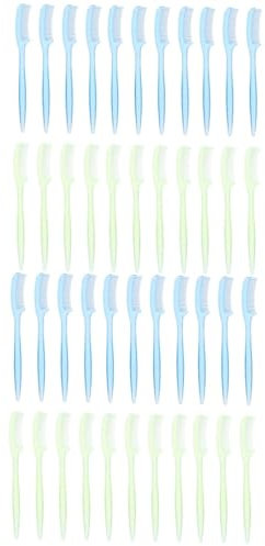 FOMIYES 200 Stk Wimpernbürste Augenbrauenkamm Wimpernwerkzeuge Restaurator-tool Wimpern Reinigungsbürste Einweg-wimpernbürsten Bürste Für Wimpernverlängerung Metall Laminiert Plastik