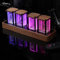 AYYDS LED Nixie Tube Clock, Glow Tube Clock, LED Digital Clock with Alarm Clock and Timer Function, Digital Retro Vintage Clock Table Clocks, Creative Decoration Gift