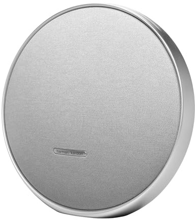 Harman Kardon Onyx Studio 9 - Enceinte Bluetooth portable avec connexion multi-haut-parleurs Auracast, auto-accordage adaptatif, technologie de champ sonore constant, port de charge USB, batterie de 8
