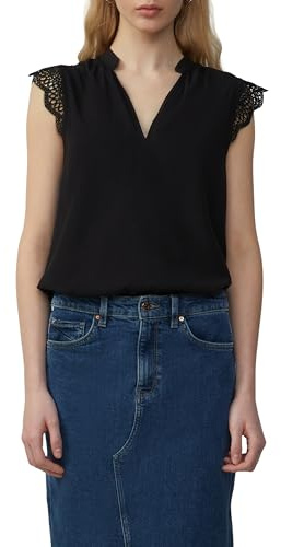 QS dam 2162739 blus med spets