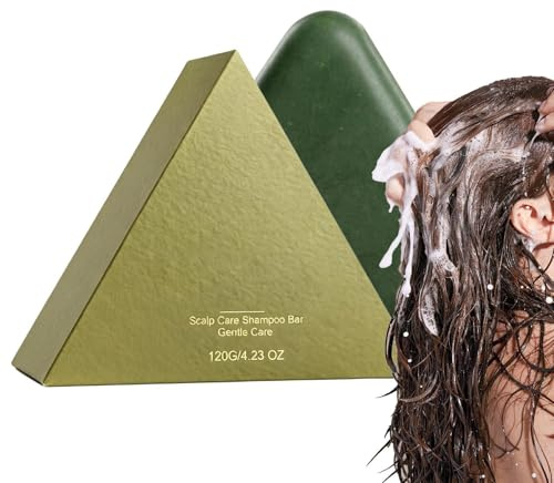 Jabón Capilar | 120g Productos Hidratantes Y Espesantes - Champú en barra natural de viaje - para hombre y mujer, anticaída, pelo dañado y teñido, rutina diaria, baño y
