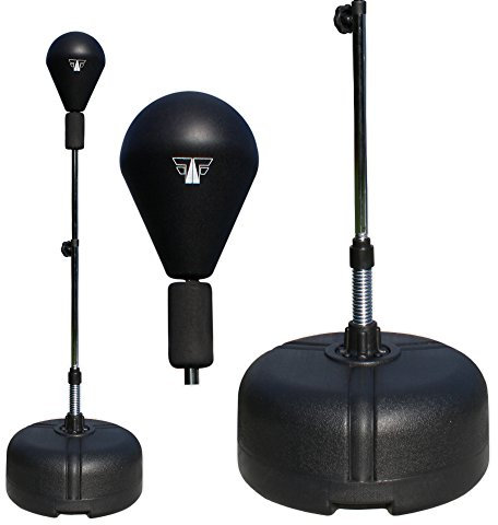 FOX-FIGHT Punchingball/Höhenverstellbar Doppelendball Speedball Boxbirne Schlagbirne Sandsack Boxsack