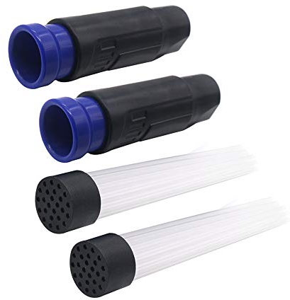 YanBan 2 Pezzi Aspirapolvere Tubi di Cannuccia Polvere Sporco Spazzola di Rimozione Universale Aspirapolvere Attrezzi per la Pulizia della casa