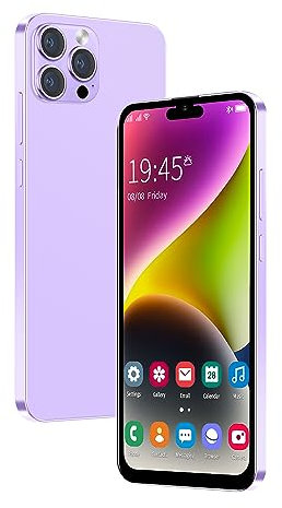 QrZrQ Q15Pro Téléphone Mobile, écran HD 6,1 Pouces, Android 10.0, 16GB (Extensible à 128GB), Quad Core, Dual SIM Dual Camera Cheap 3G Smartphone (Q15Pro-Purple)