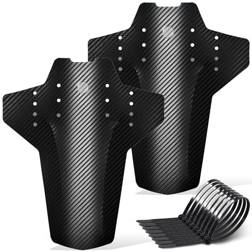 FETESNICE 2 Stück MTB Schutzblech -Fahrrad Schutzbleche Mountainbike 29 Zoll Kompatibel Vorne und Hinten，MTB Mudguard Universal schutzbleche Mountainbike Mit 10 Kabelbindern(Bunt-C)