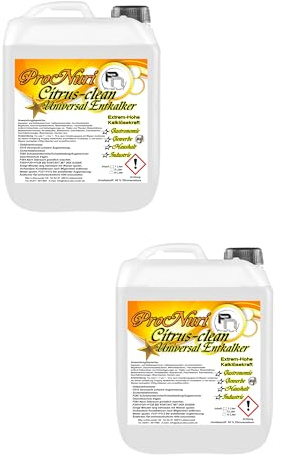 2x 5 L Kalklöser flüssig Entkalker Citric Acid Zitronensäure E330 Rostlöser Rost