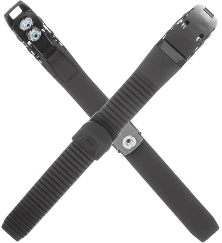 FUNNETOYU Accesorios para Patines en línea, Correas con Hebilla Negras de PP, Pack de 2 Resistentes para Uso en Patinaje de Velocidad y recreativo