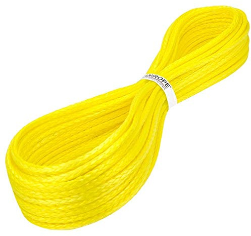 Kanirope Dyneema PRO 3 mm 10 m gult 12 x flätat SK78 försträckt täckt rep