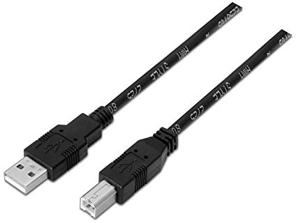 CABLE AISENS USB TIPO-A MACHO A USB TIPO-B MACHO IMPRESORA 4.5M NEGRO A101-0008