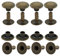 GETMORE Parts Remaches huecos, cabeza única, remache de cabeza única, cerrado, dos piezas, acero, a partir de 100 unidades, 7 mm, antiguos
