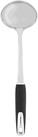 Tower T832187 Precision Plus Ladle with Hanging Loop, Softtex Handle, Stainless Steel