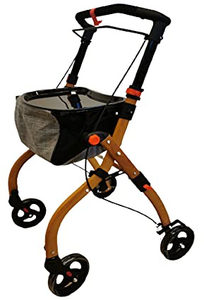 Antar AT51040 W Rollator Indoor-Vollholz-Optik