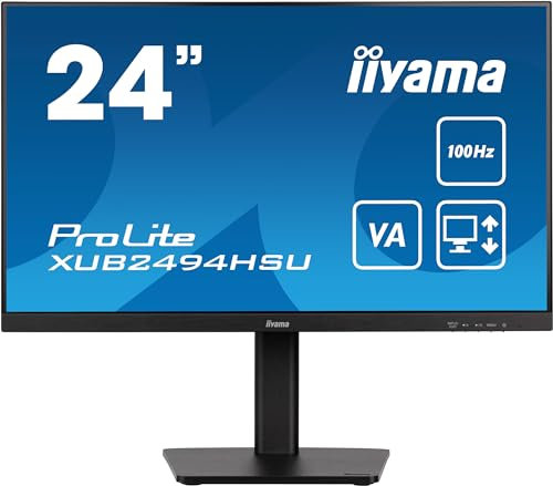 iiyama ProLite XUB2494HSU-B6 24 Inch Full HD Monitor