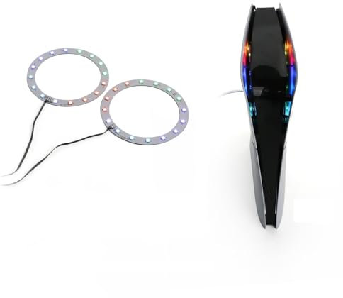 RGB-LED-Licht für PS5 Pro/PS5 Slim/PS5 Disc/Digital Edition, wechselnde Lichter Strip Kit für Platten Konsole RGB DIY Dekoration Zubehör Ring Lichter