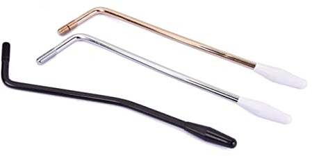 Kisangel 3stücke Tremolohebel Whammy Bar Für Gitarren-tremolo-brücke Tremoloarm Aus Vergoldetem Stahl Kompatibel Mit St Tremolo-brücken-system Zum Einfachen Anpassen Der Saitenspannung