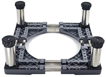 Base de RéFrigéRateur Support de base pour machine à laver, anti-vibrations, silencieux, renforcé, pour sèche-linge, réfrigérateur, congélateur, universel, hauteur de grille haute 18-22 cm,