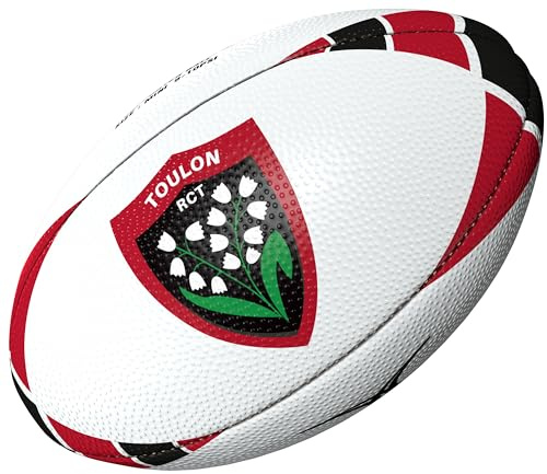 Gilbert Mini Ballon de Rugby RCT Toulon - Collection Officielle Rugby Club Toulonnais