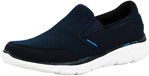 Skechers Equalizer Persistent, Scarpa Bassa Uomo, Navy, 42.5 EU