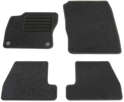 AD Tuning Auto Fußmatten 4-teilig passgenau für Ford Focus MK3 3/2011-3/2015 (inkl. Turnier) Textil