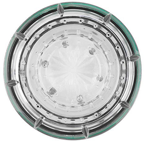 Cabezal de ducha fijo pequeño colorido LED, cabezal de ducha luminoso de 7 colores para baño, accesorios para sala de ducha de lluvia que ahorran agua