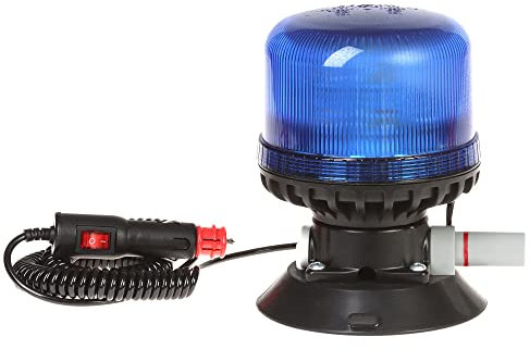 LED-MARTIN C360 Rundumleuchte - Pumpsaugfuß - 220km/h DEKRA geprüft - Klasse 2 - Tag-/Nacht - blau - für Panoramadächer - Aluminiumdächer