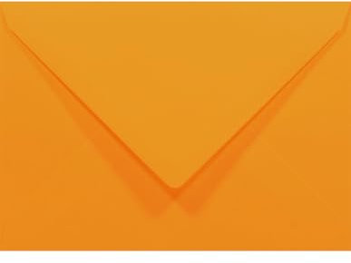 Netuno 100 Umschläge Pastell-Orange DIN C6 11,4 x 16,2 cm 80g Rainbow Briefumschläge pastellfarben Briefhüllen bunt für Einladungs-Karten Geburtstagskarten Weihnachtskarten farbige Briefkuverts