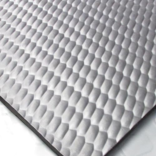 Horse Stable EVA Rubber Floor Mats - 44mm Thick - Cushioned - Insulating - 6ft / 183cm x 4ft / 122cm - Raised Coin Pattern Underside For Drainage (1 Mat)
