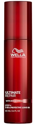 Wella Professionals Ultimate Repair Leave-in Lotion - 5-in-1 Breakage, Damage and Heat Protection Hair Treatment - for All Hair Types (95ml)