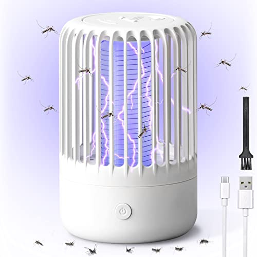 Bug Zapper - Lampada per distruggere le zanzare, con luce ultravioletta a 360°, resistente agli insetti, per interni ed esterni