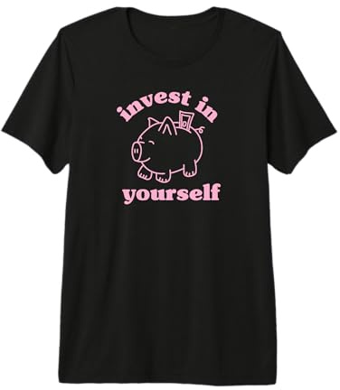 Invest in Yourself - Maglietta Motivazionale per la Crescita di sé Maglietta Premium