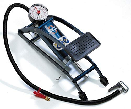 SKS Fußpumpe für alle Ventile mit Manometer aus Stahl