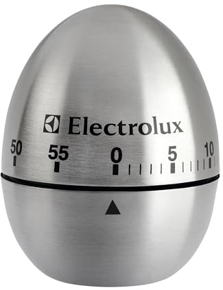Electrolux Äggklocka i sidenmetall E4KTAT01, 60 min, Elegant i alla typer av kök, Rostfritt stål, 1 st