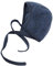 Engel Natur Baby Häubchen, Fleece, 100% Wolle, 4 Farben (50/56, Blau Melange)
