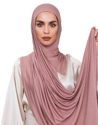 Slip-on Instant Premium Jersey Hijab Head Scarf Wrap for Muslim Women Made in Turkey
